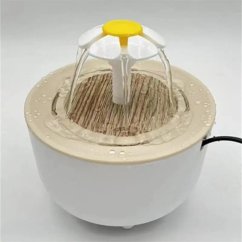 Automatic USB Electric Cat Water Fountain with 1200ml Capacity and Silent Filtration System