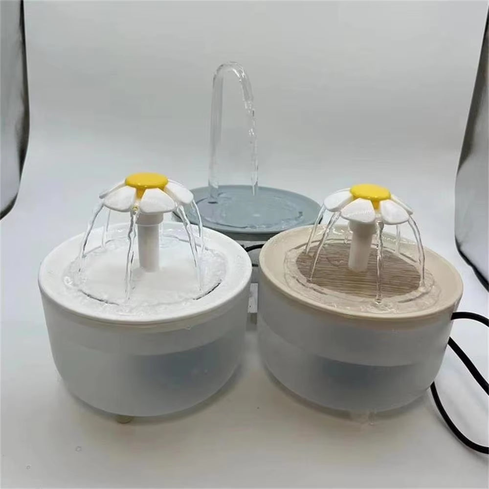 Automatic USB Electric Cat Water Fountain with 1200ml Capacity and Silent Filtration System