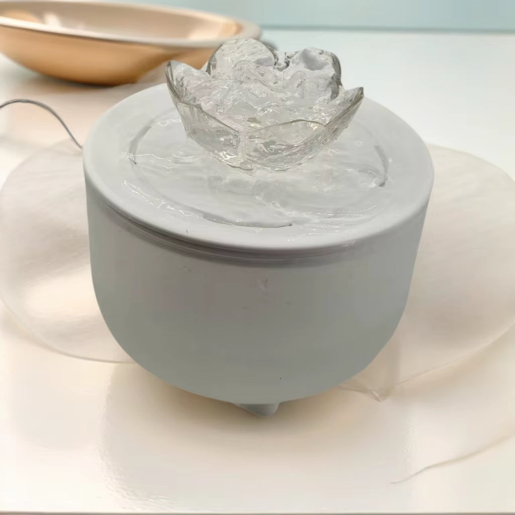 Automatic USB Electric Cat Water Fountain with 1200ml Capacity and Silent Filtration System