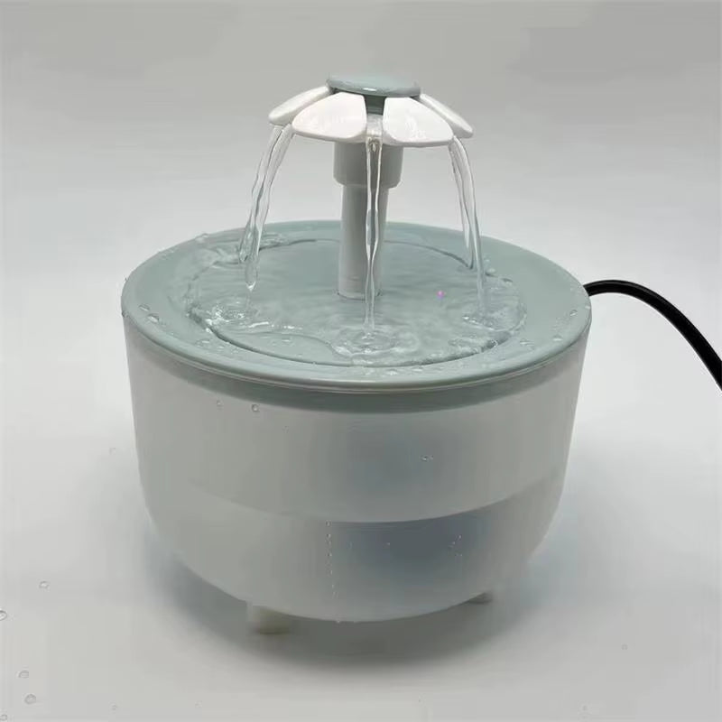 Automatic USB Electric Cat Water Fountain with 1200ml Capacity and Silent Filtration System
