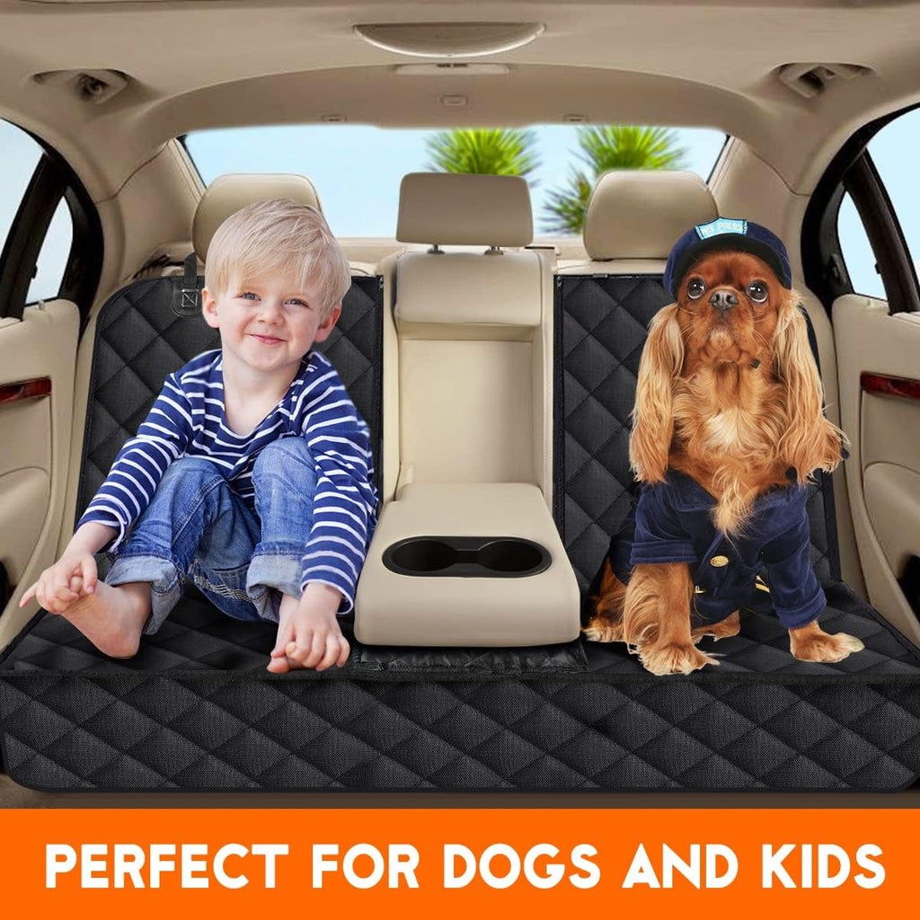 Ultimate Dog Car Seat Cover - Waterproof, Non-Slip Back Seat Protector for Pets & Kids - Fits Most Cars, SUVs & Trucks
