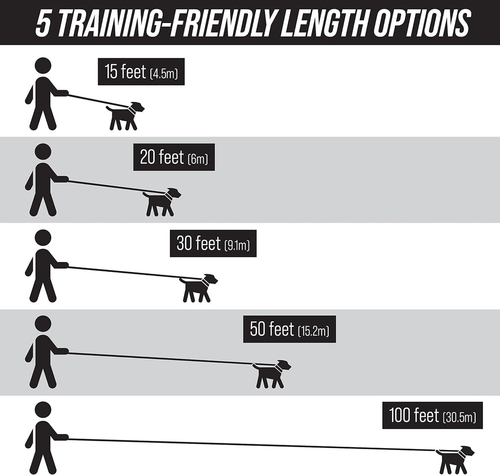 Elevate Your Dog Training with the Free Range 30 Ft Long Leash and Stylish Drawstring Backpack - Perfect for Large Dogs!