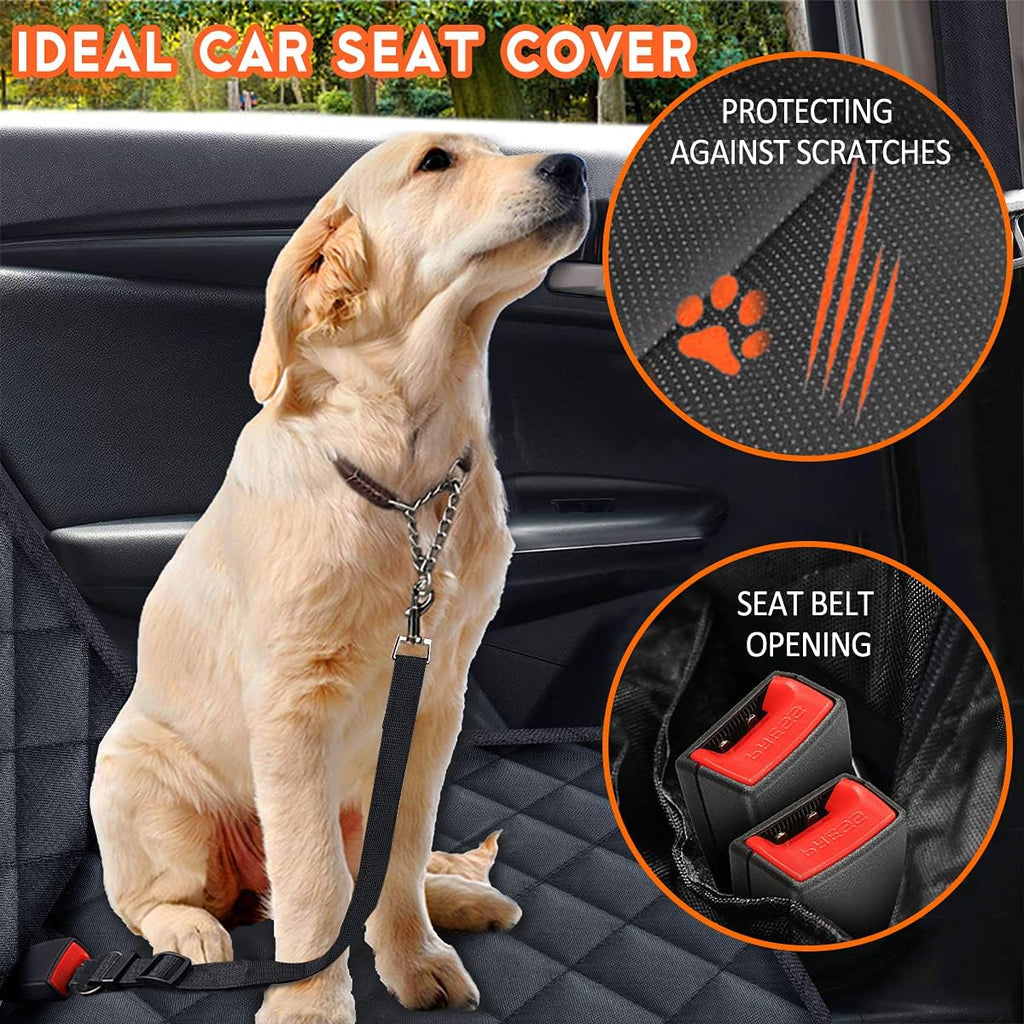 Ultimate Dog Car Seat Cover - Waterproof, Non-Slip Back Seat Protector for Pets & Kids - Fits Most Cars, SUVs & Trucks