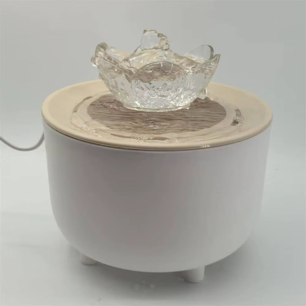 Automatic USB Electric Cat Water Fountain with 1200ml Capacity and Silent Filtration System