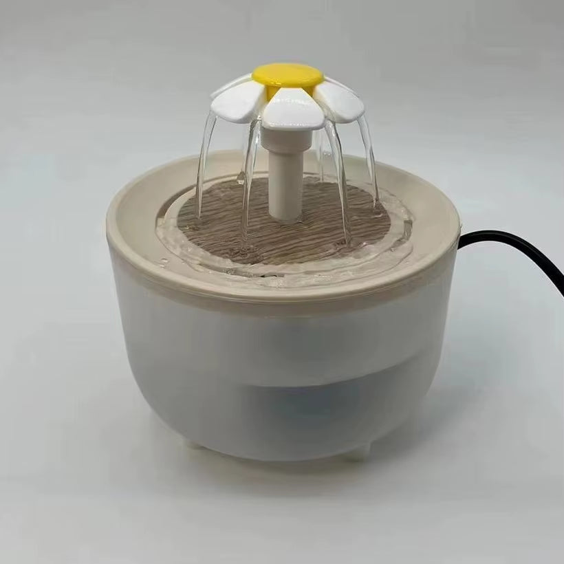 Automatic USB Electric Cat Water Fountain with 1200ml Capacity and Silent Filtration System